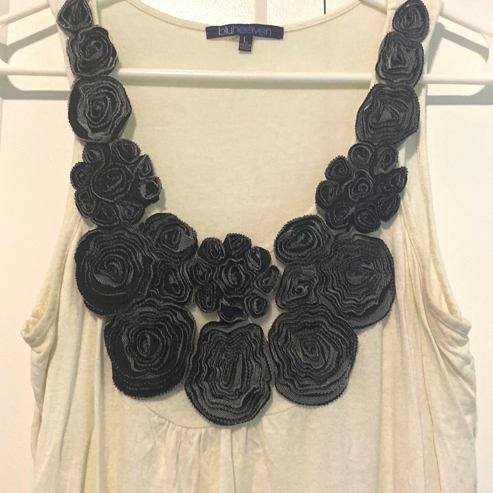 Bluheaven  Embellished Tank Top |Size Large